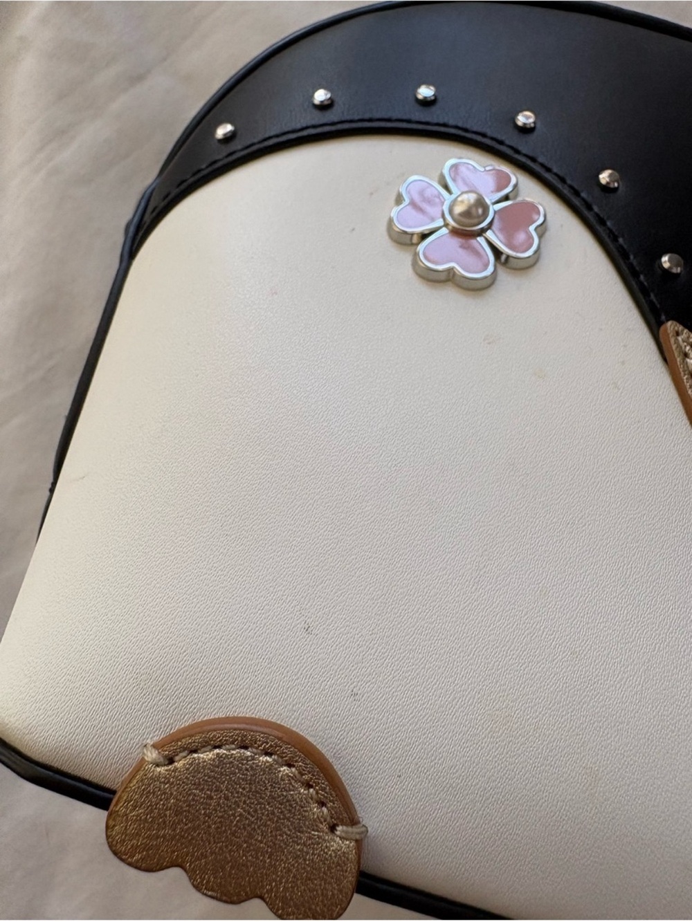 Kate Spade Penguin Crossbody Bag with Penguin Pouch- Black and White - Picture 2 of 13